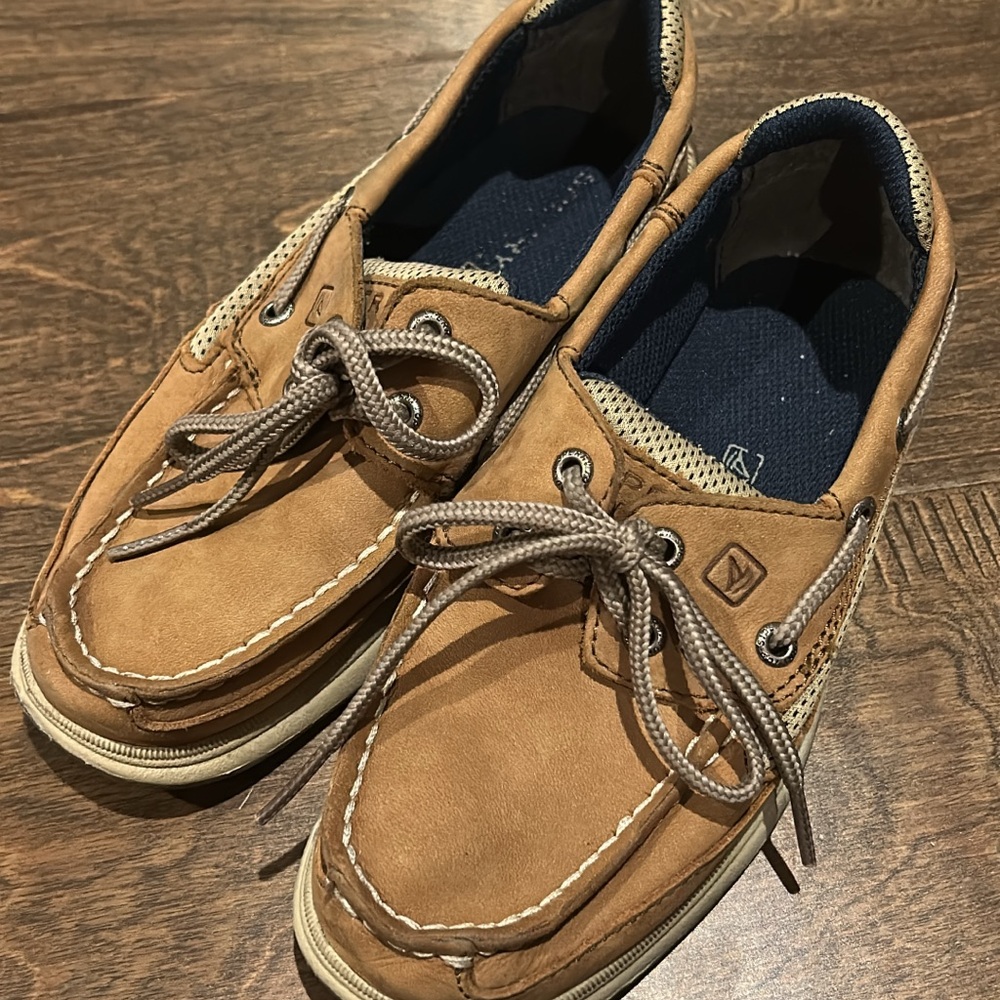 Sperry kids Tan Boat Shoes